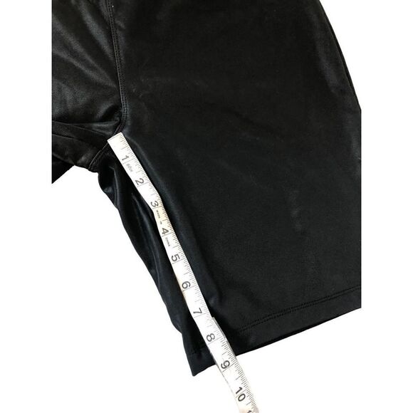 5/$25 SALE Brand New Boom Boom Jeans BBJ Black Biker High Rise Shorts Large - Picture 14 of 17